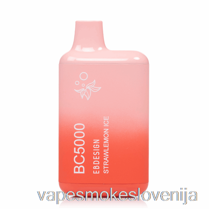 Vape Slovenija Bc5000 Za Enkratno Uporabo Strawlemon Ice